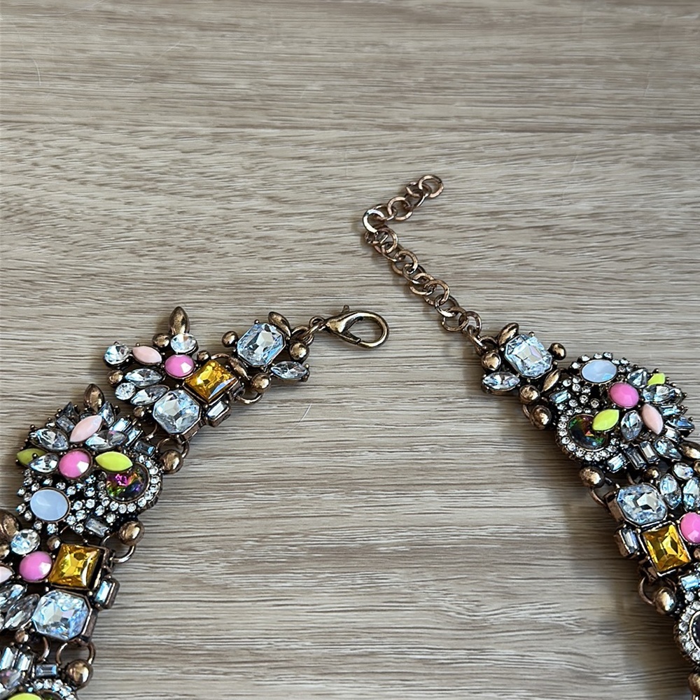 Beautiful Multicolored Statement Necklace - image 3